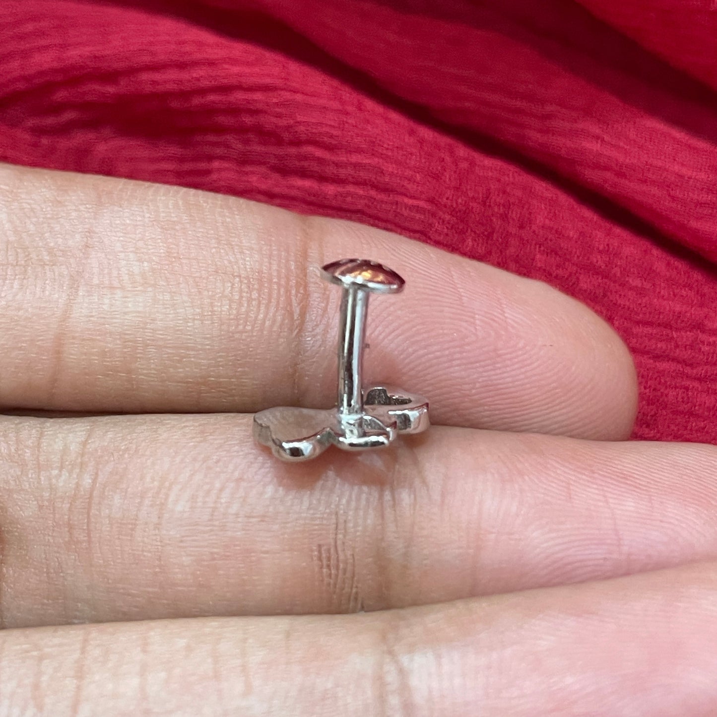 92.5 Silver Bow Earrings for Women | Stylish Cute Design | Elegant Trend Jewellery