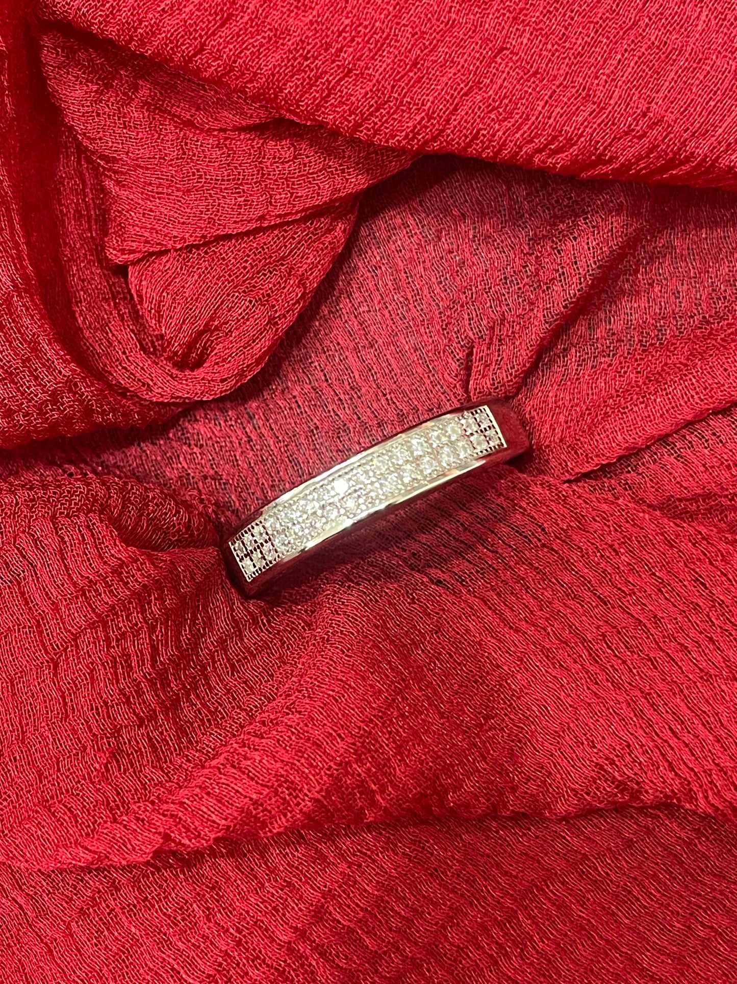92.5 silver stylish men’s ring size 18