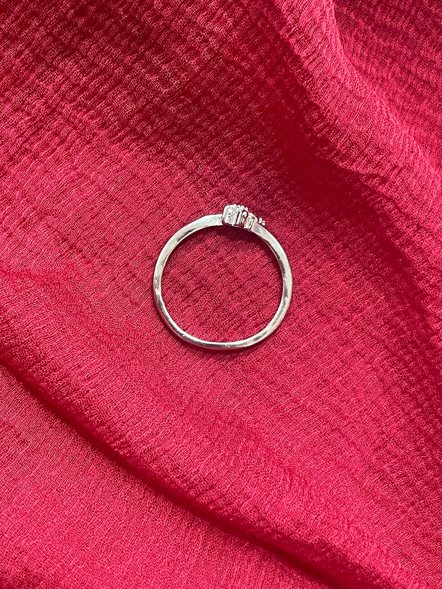 92.5 Silver Elegant Ring for Women Size 14 | Minimal Classy Daily Wear Jewellery