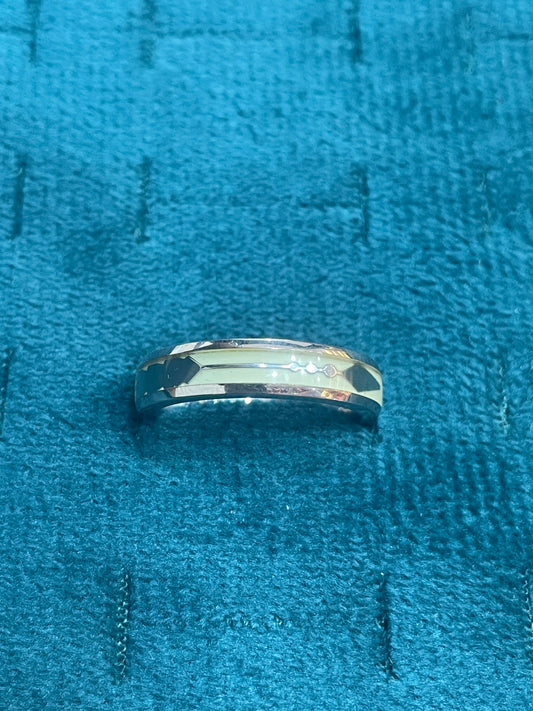 92.5 Silver Radium Men’s Ring | Stylish Glow Finish | Elegant Jewellery