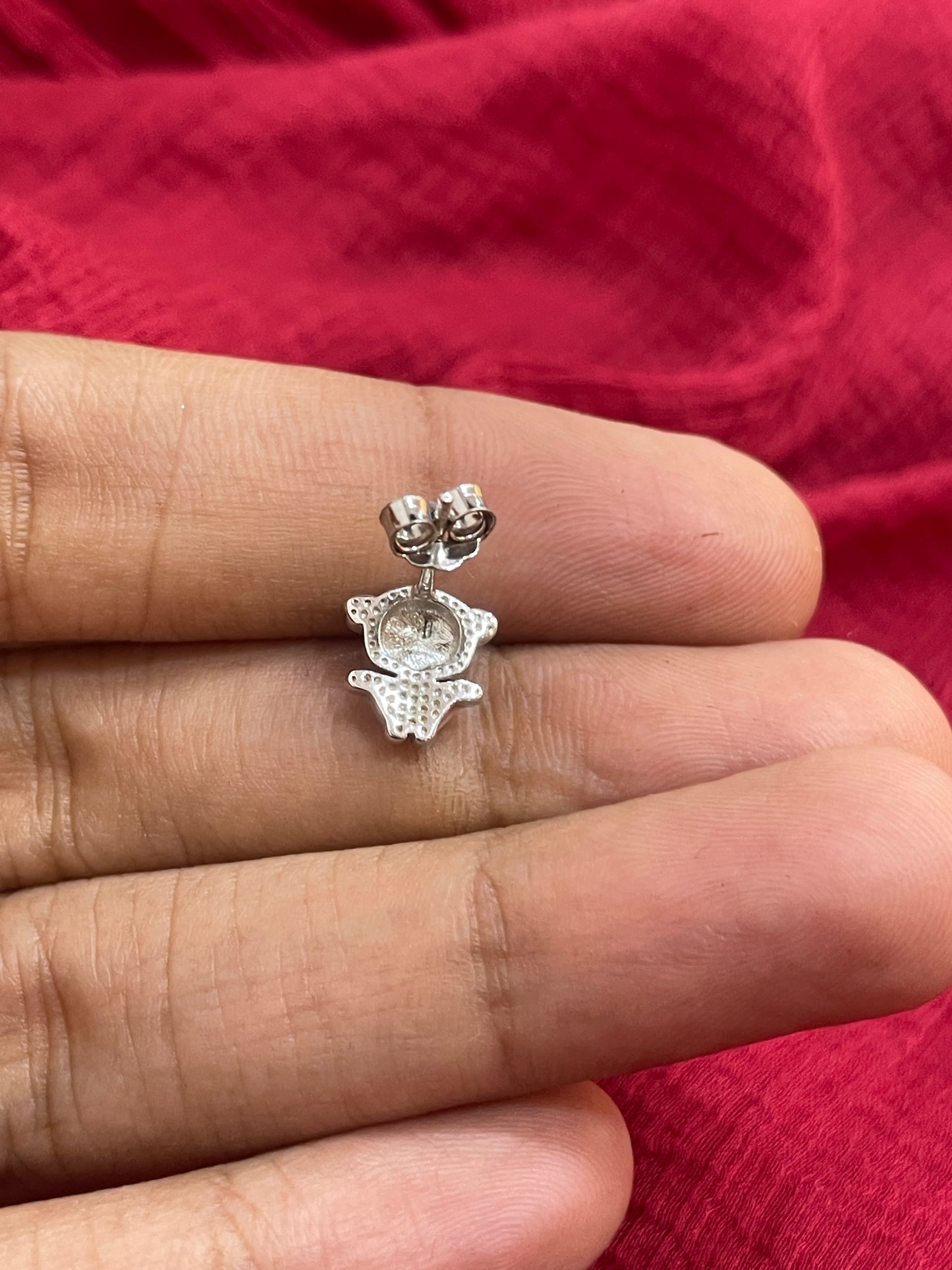 92.5 Silver Cute Earrings for Women | Stylish Aesthetic Design | Elegant Everyday Jewellery