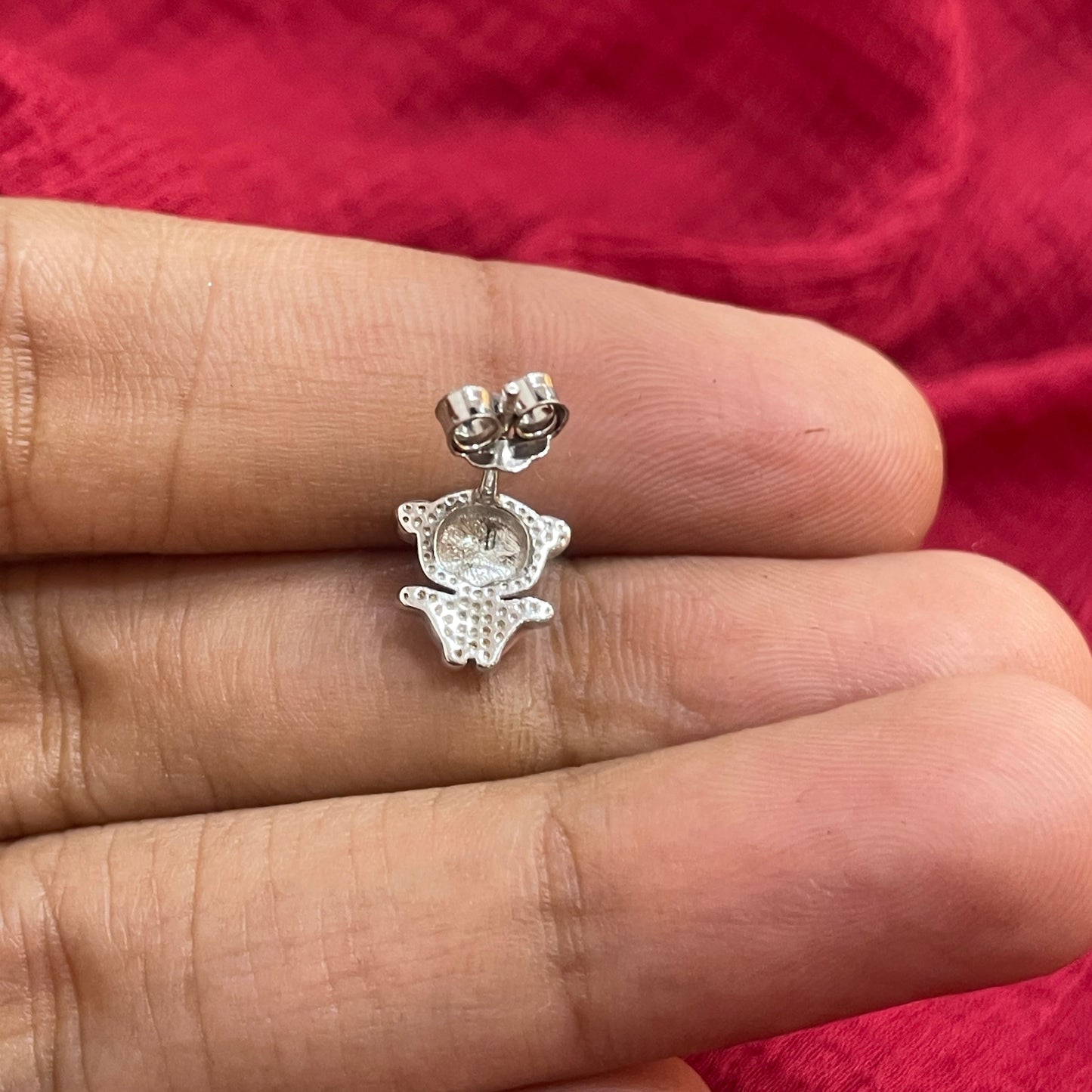 92.5 Silver Cute Earrings for Women | Stylish Aesthetic Design | Elegant Everyday Jewellery