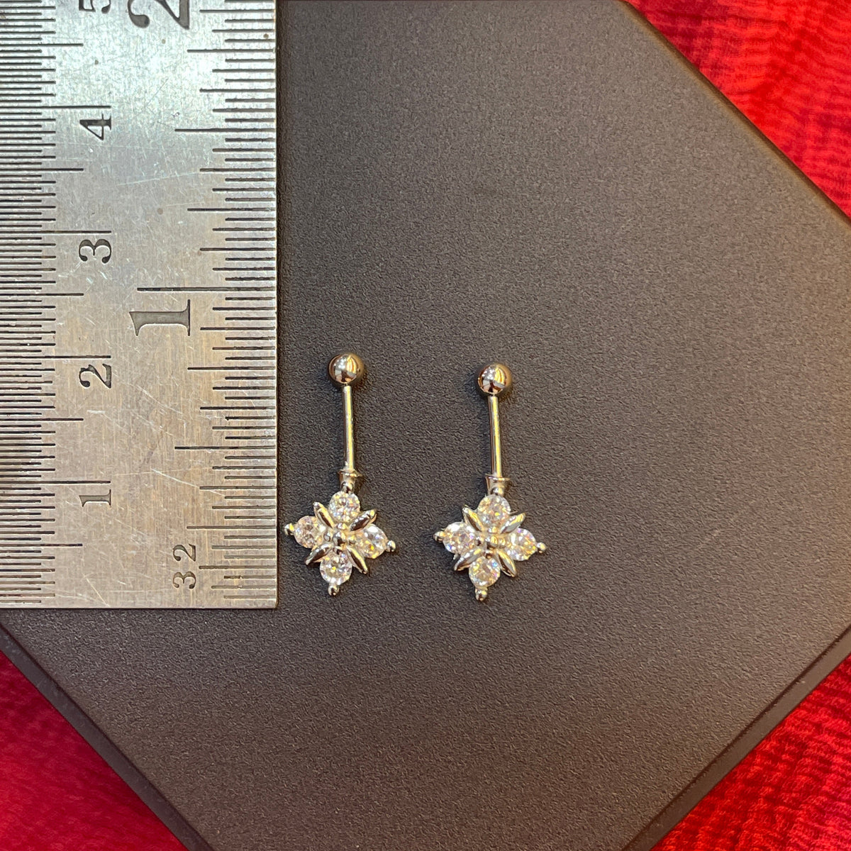 92.5 Silver Stylish Bugadi Pair for Women | Minimal Helix Earrings |