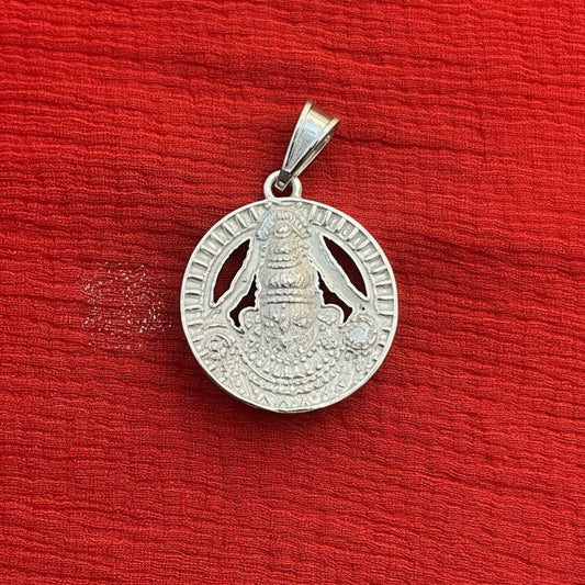 92.5 Silver Venkateswara Swamy Pendant