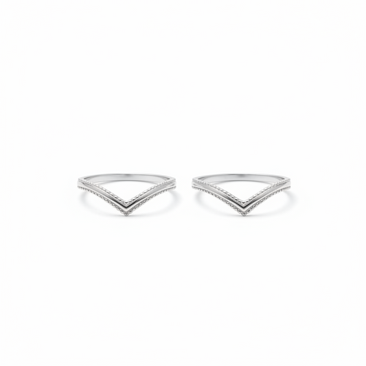 92.5 silver classy stylish toe rings