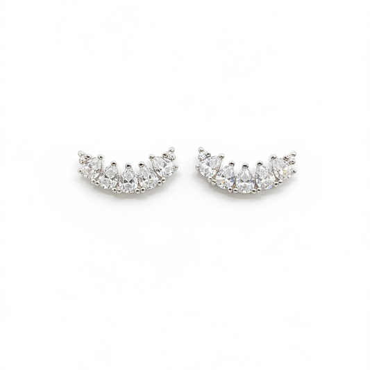 925 Silver Helix Studs - Ball back