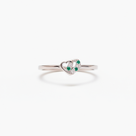 92.5 Silver Heart Shape Ring for Women Size 15 | Stylish Bold Love Design | Elegant Jewellery