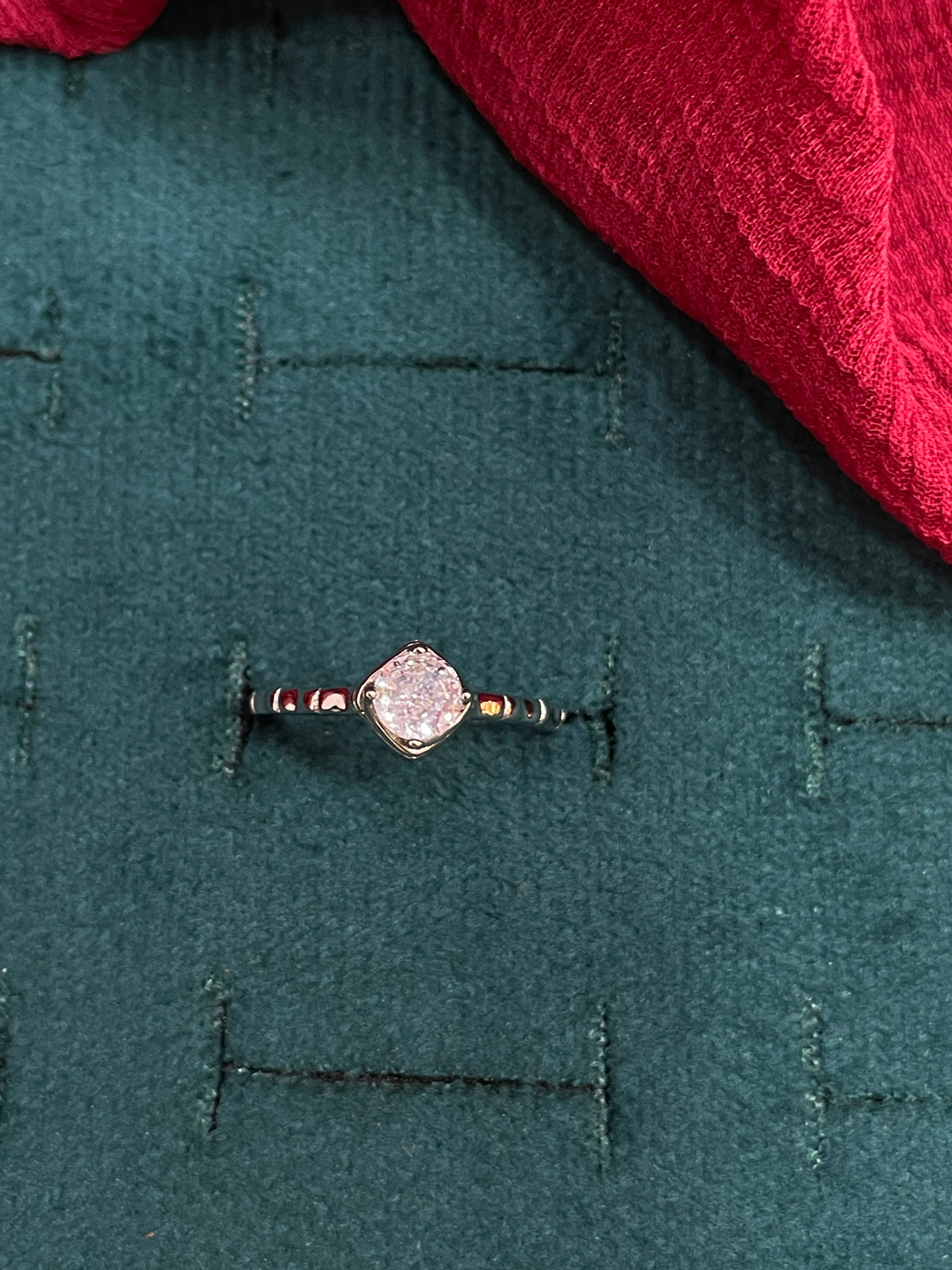 92.5 Silver White Stone Ring for Women Size 11 | Stylish Brilliant Design | Elegant Fashion Jewellery