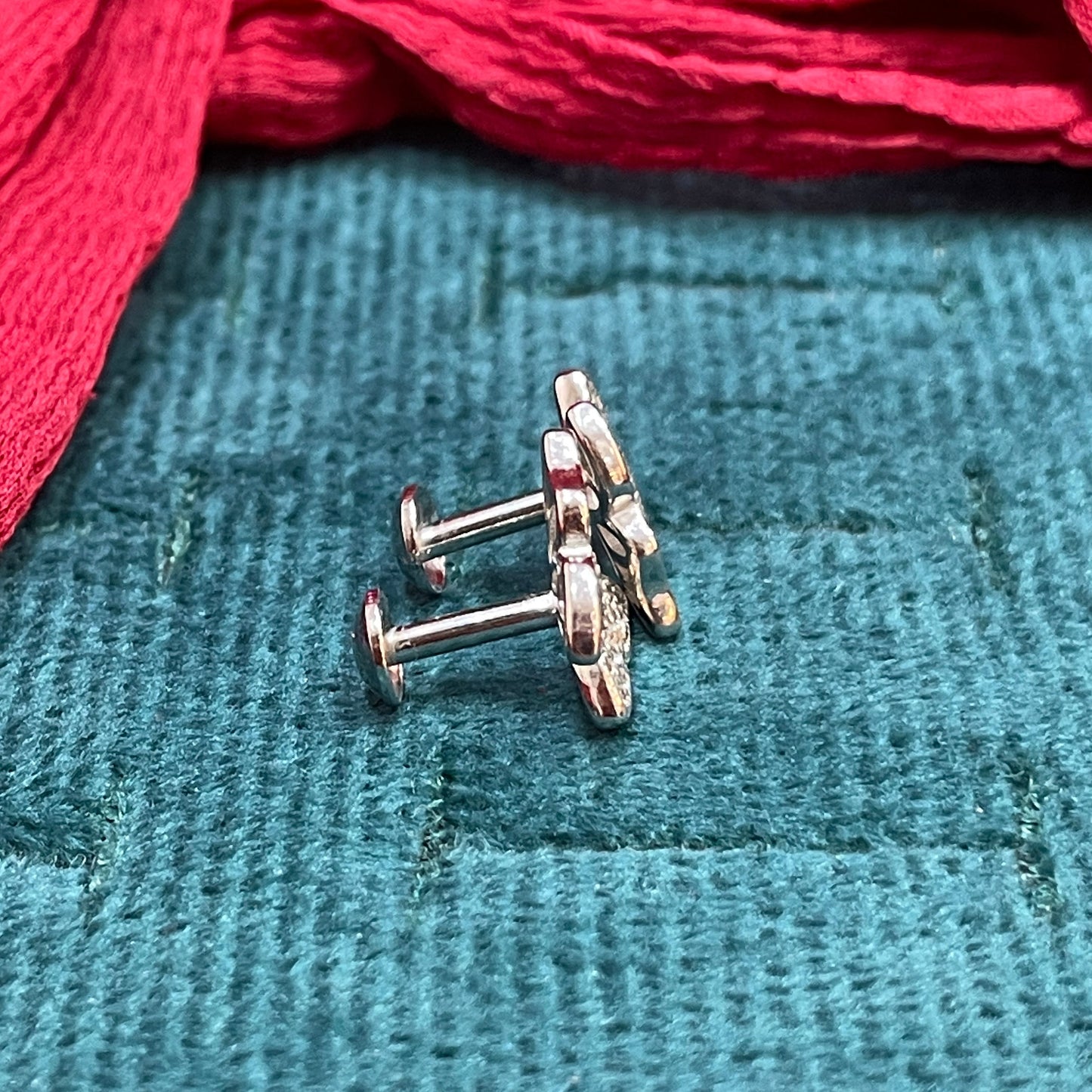 925 Silver Butterfly Studs