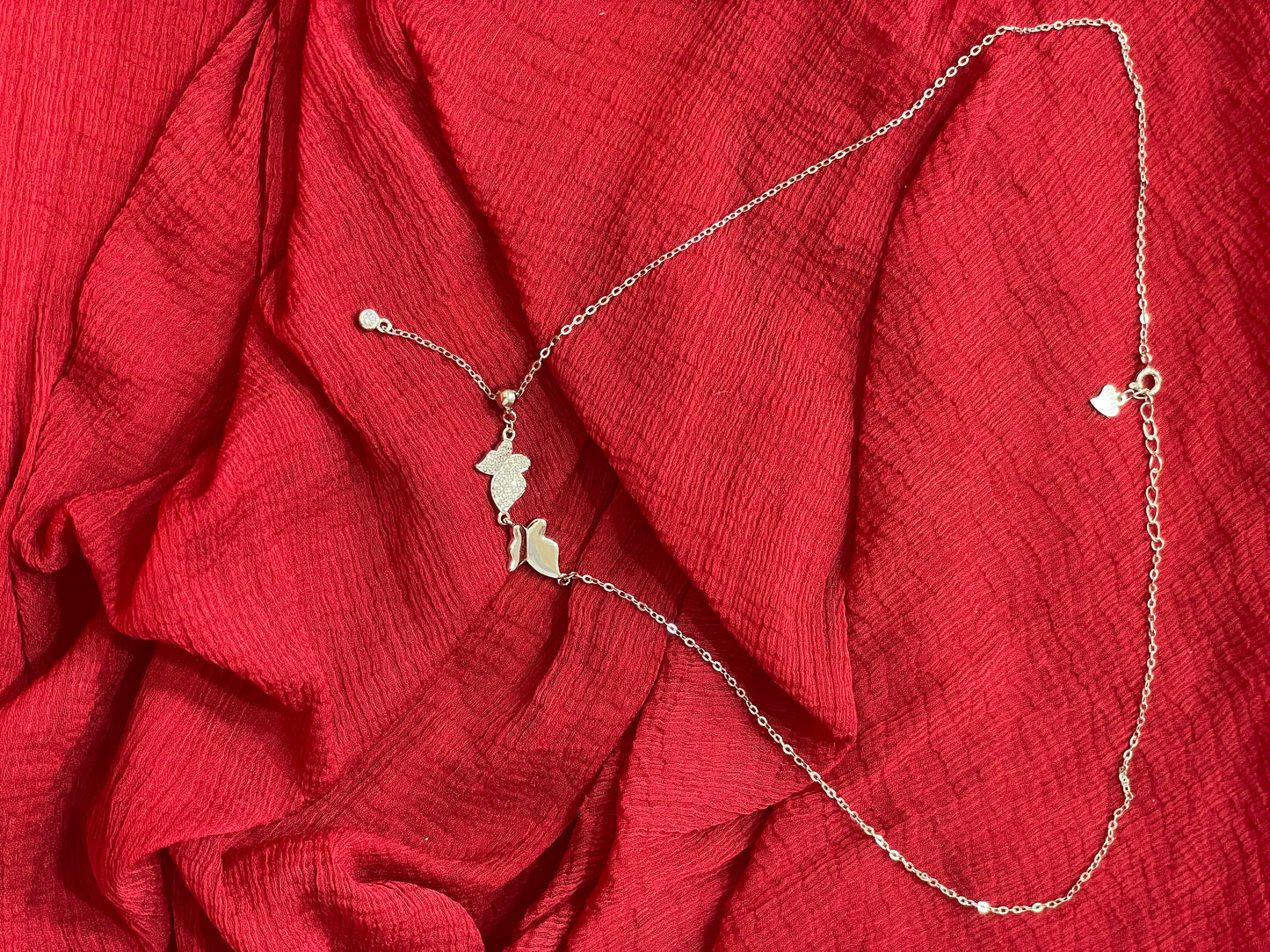 92.5 Silver Butterfly Chain 19.5 Inches | Classy Premium Stylish Design | Jewellery