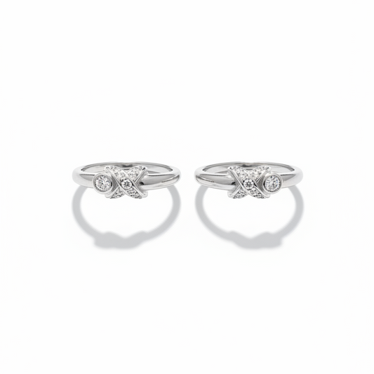 92.5 Silver Fish Toe Rings | Stylish Symbolic Design | Jewellery