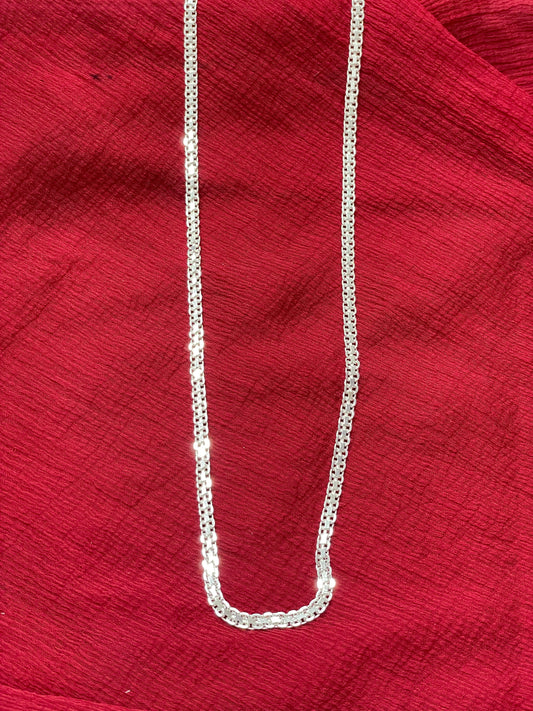 92.5 silver weaving chain 20 inches