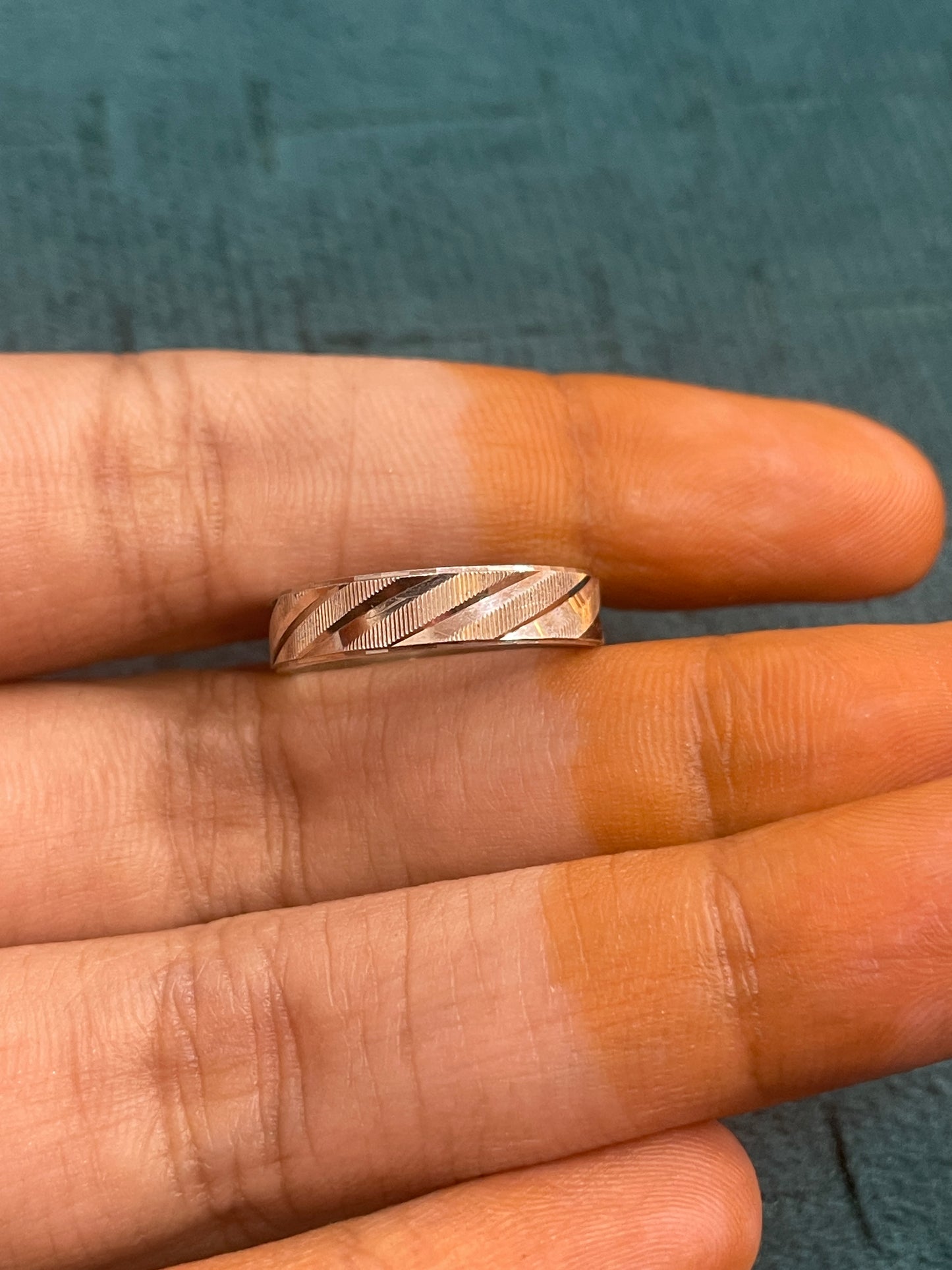 92.5 Silver Men’s Ring Size 8 | Stylish Smooth Design | Elegant Fashion Jewellery