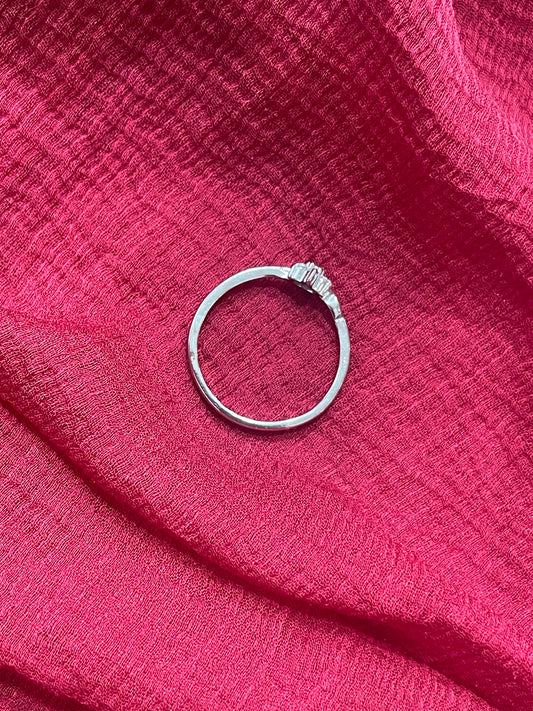 92.5 Silver Flower Ring for Women Size 15 | Elegant Floral Daily Wear Jewellery