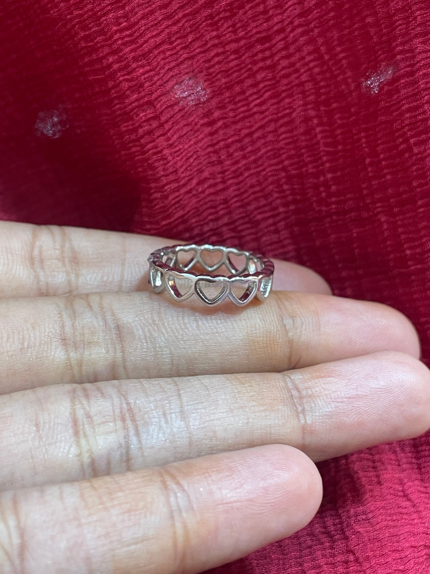 92.5 Silver Heart Ring for Women Size 9 | Stylish Love Symbol Design | Elegant Gift Jewellery