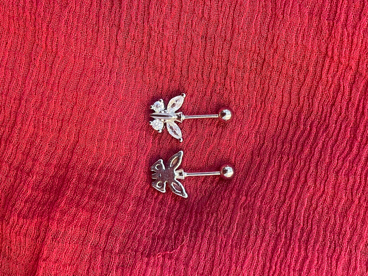 92.5 Silver Butterfly Bugadi for Women | Stylish Ear Cuff Design | Ethnic Jewellery