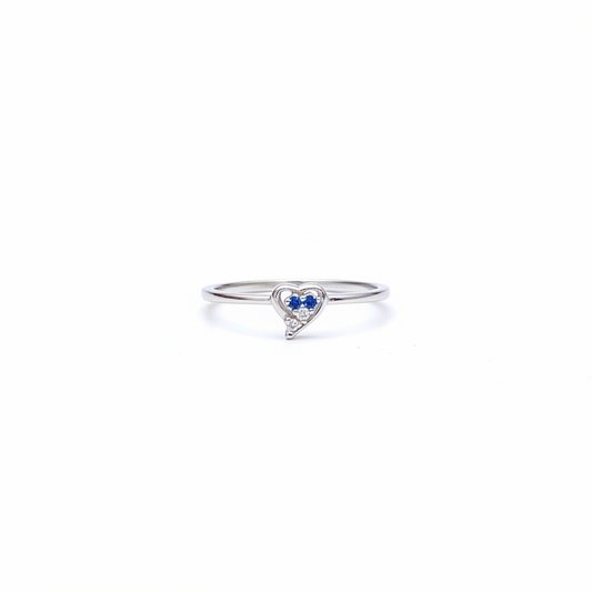 92.5 Silver Heart Ring for Women Size 11 | Stylish Elegant Love Design | Gift Jewellery