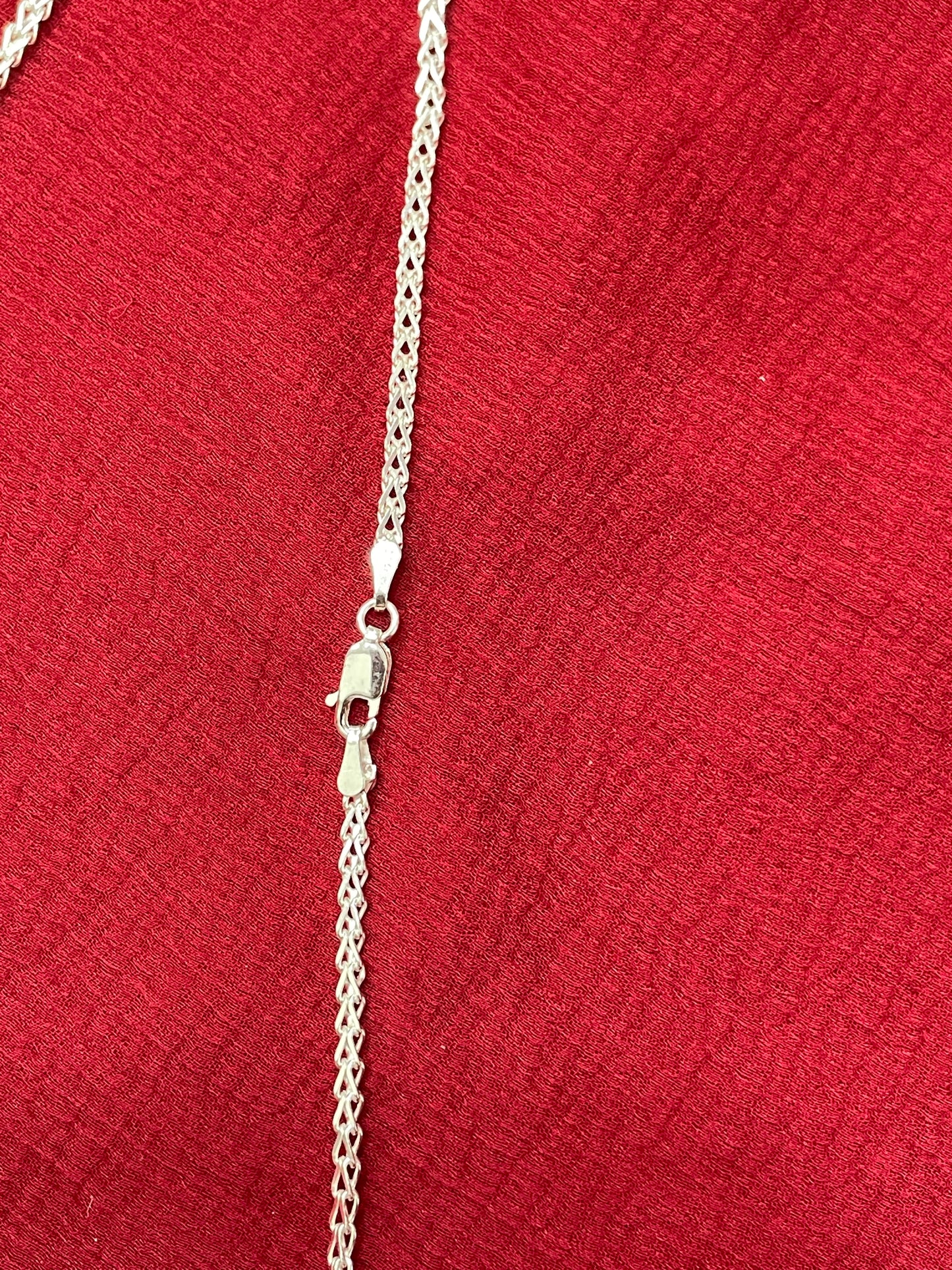 92.5 silver stylish men’s chain 18 inches