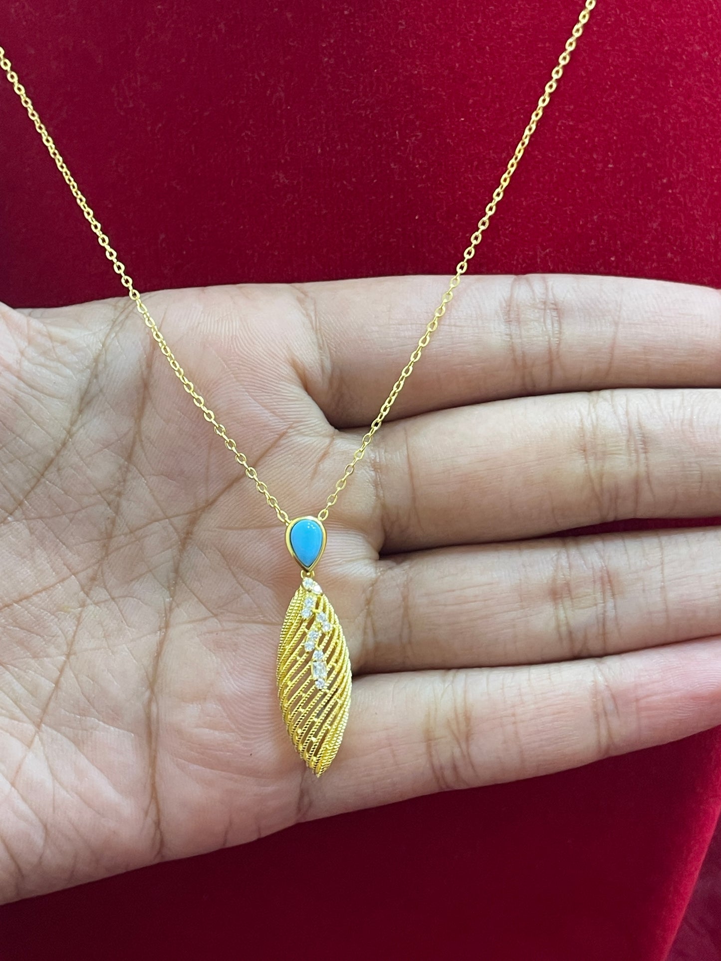 92.5 Silver Gold Plated Stylish Minimal Chain and Earrings Set for Women | Elegant Matching Jewellery