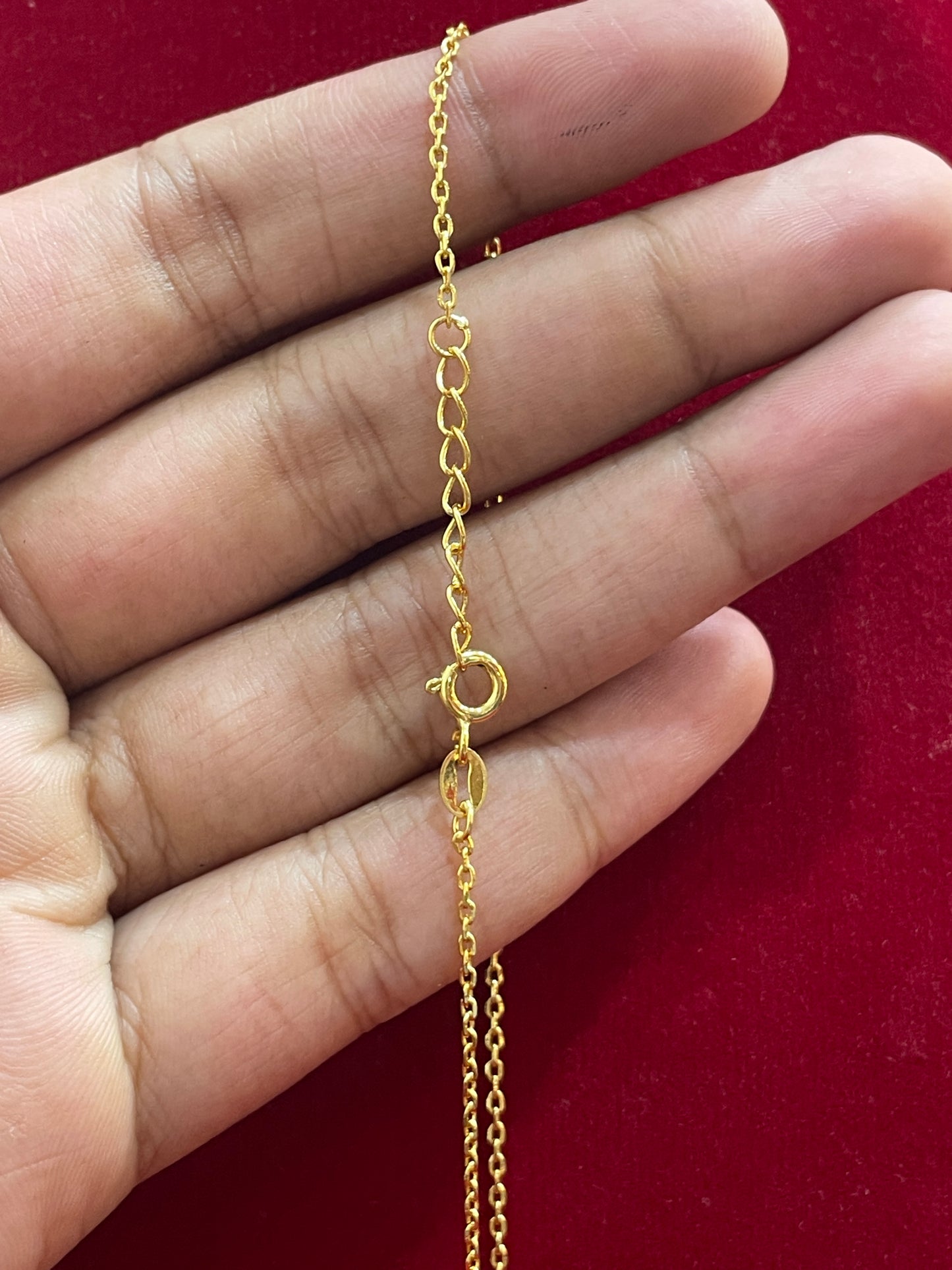 92.5 Silver Gold Plated Heart Pendant Black Bead Chain for Women 19 Inches | Stylish Love Design | Elegant Jewellery