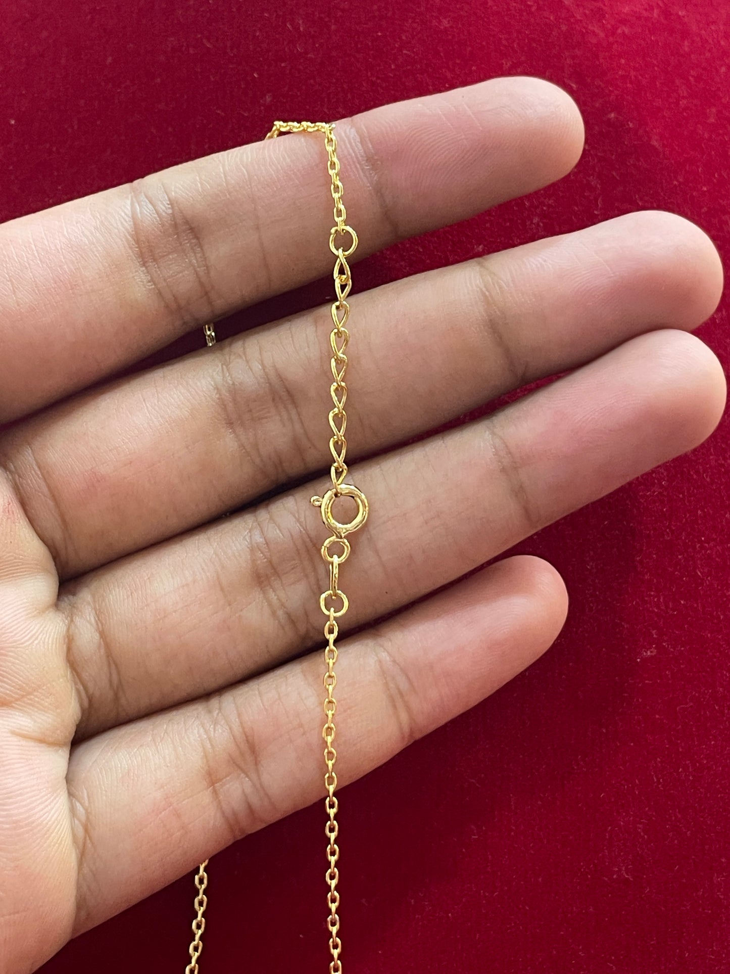 92.5 Silver Gold Plated Classy Black Bead Chain for Women 19 Inches | Elegant Traditional Design | Stylish Jewellery