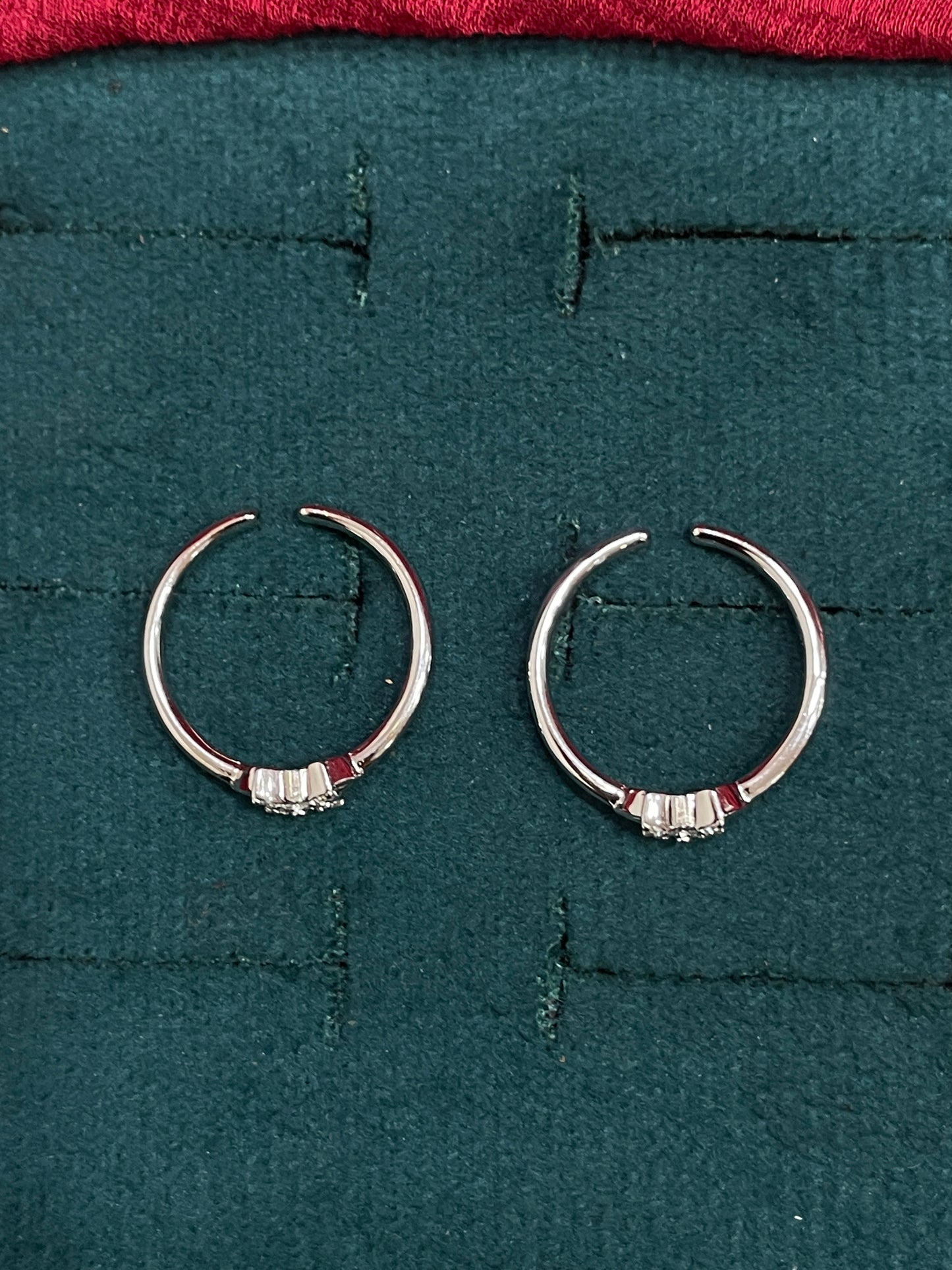 925 Silver Dainty Toe rings