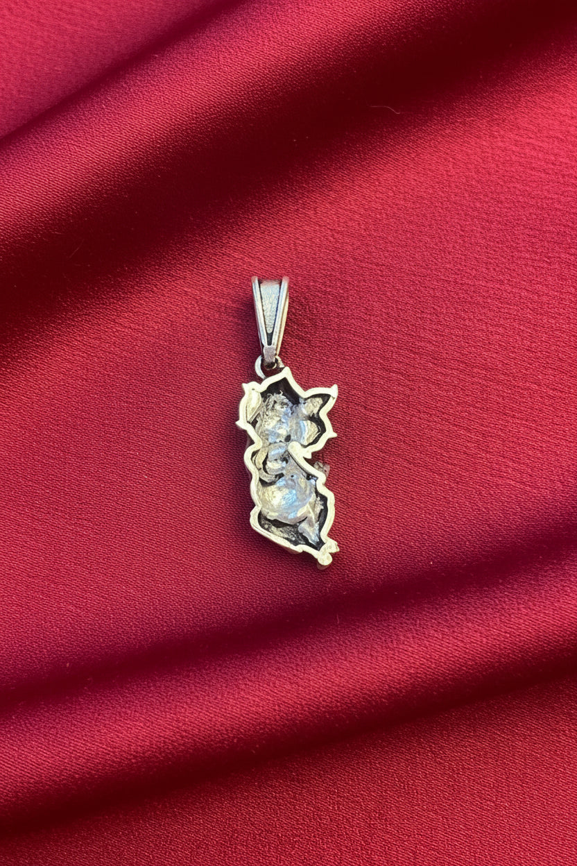 92.5 Silver Bal Ganesha pendant