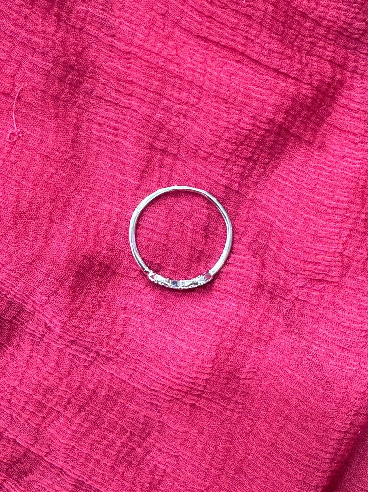 92.5 Silver Infinity Ring for Women