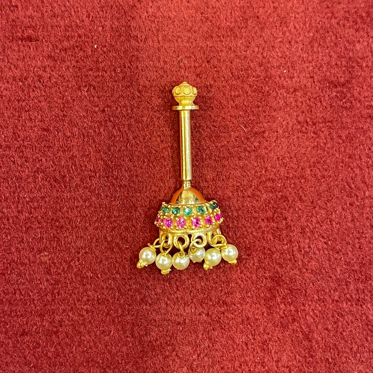 92.5 Silver Jhumki Bugadi | Traditional Hanging Design | Jewellery (pair)