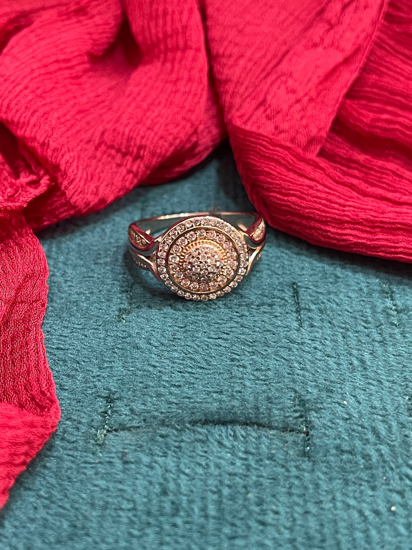 92.5 Silver Rose Gold Plated Classy Ring for Women Size 14 | Stylish Elegant Design | Premium Jewellery