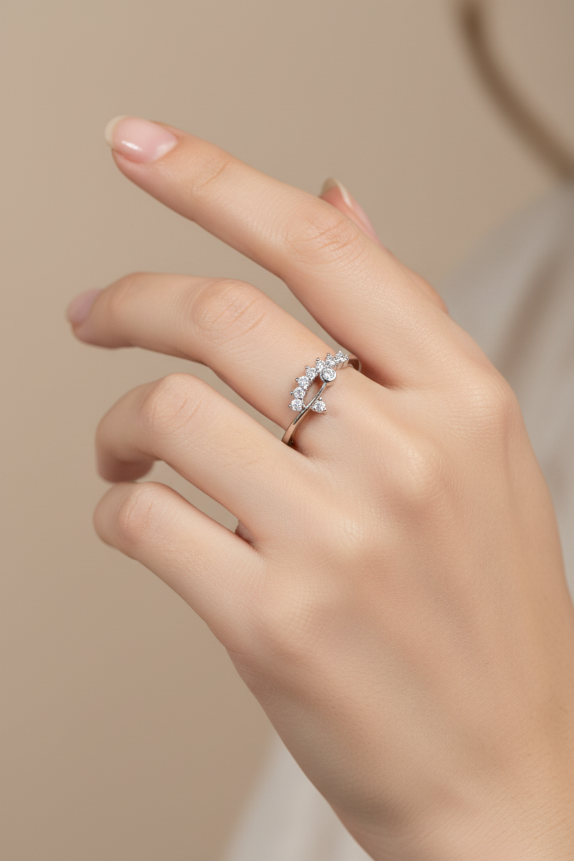 92.5 Silver ring size 11