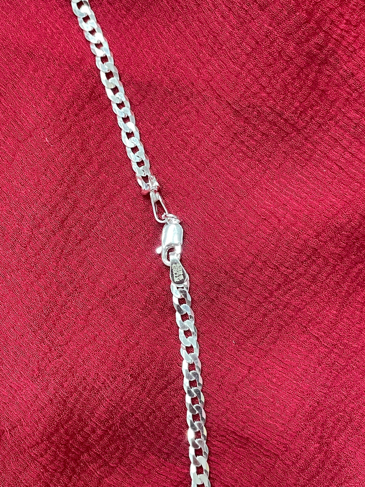 92.5 silver Cuban chain 20 inches