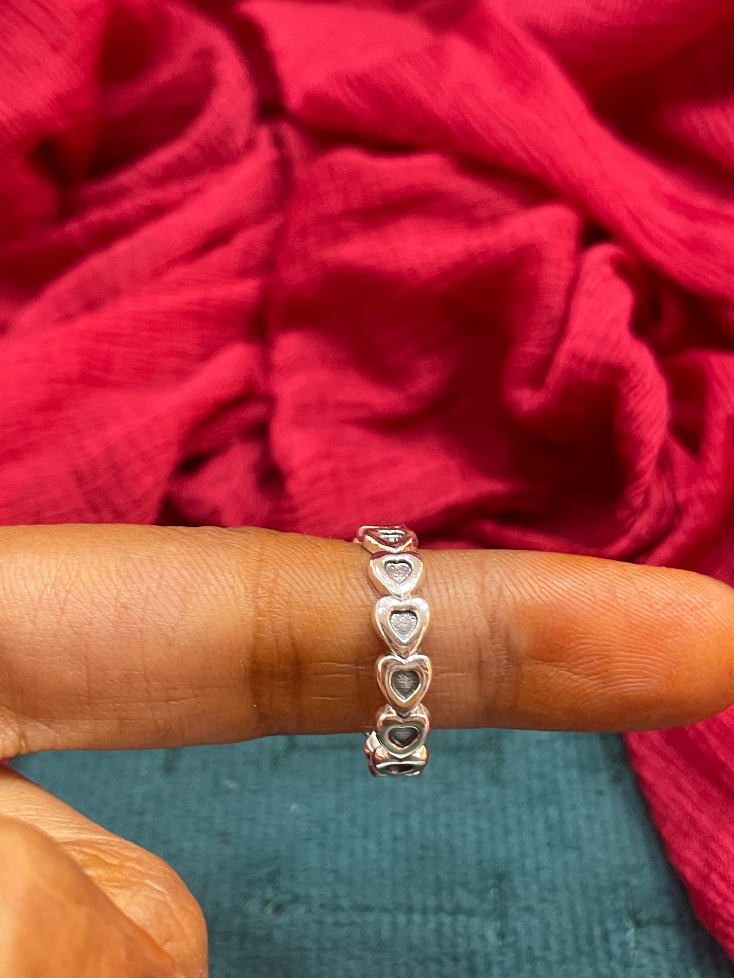 92.5 Silver ring size 15