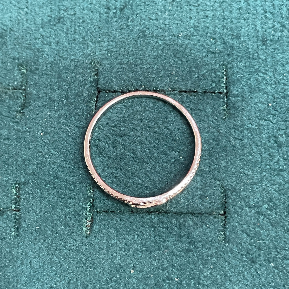 92.5 Silver Infinity Double Band Ring for Women | CZ & Beaded Design