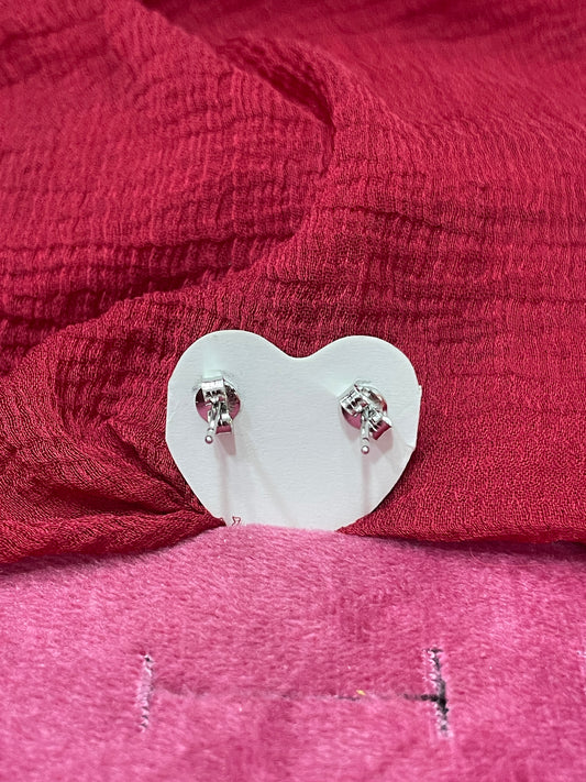 92.5 Silver Stylish Stud Earrings | Modern Minimal Design | Jewellery