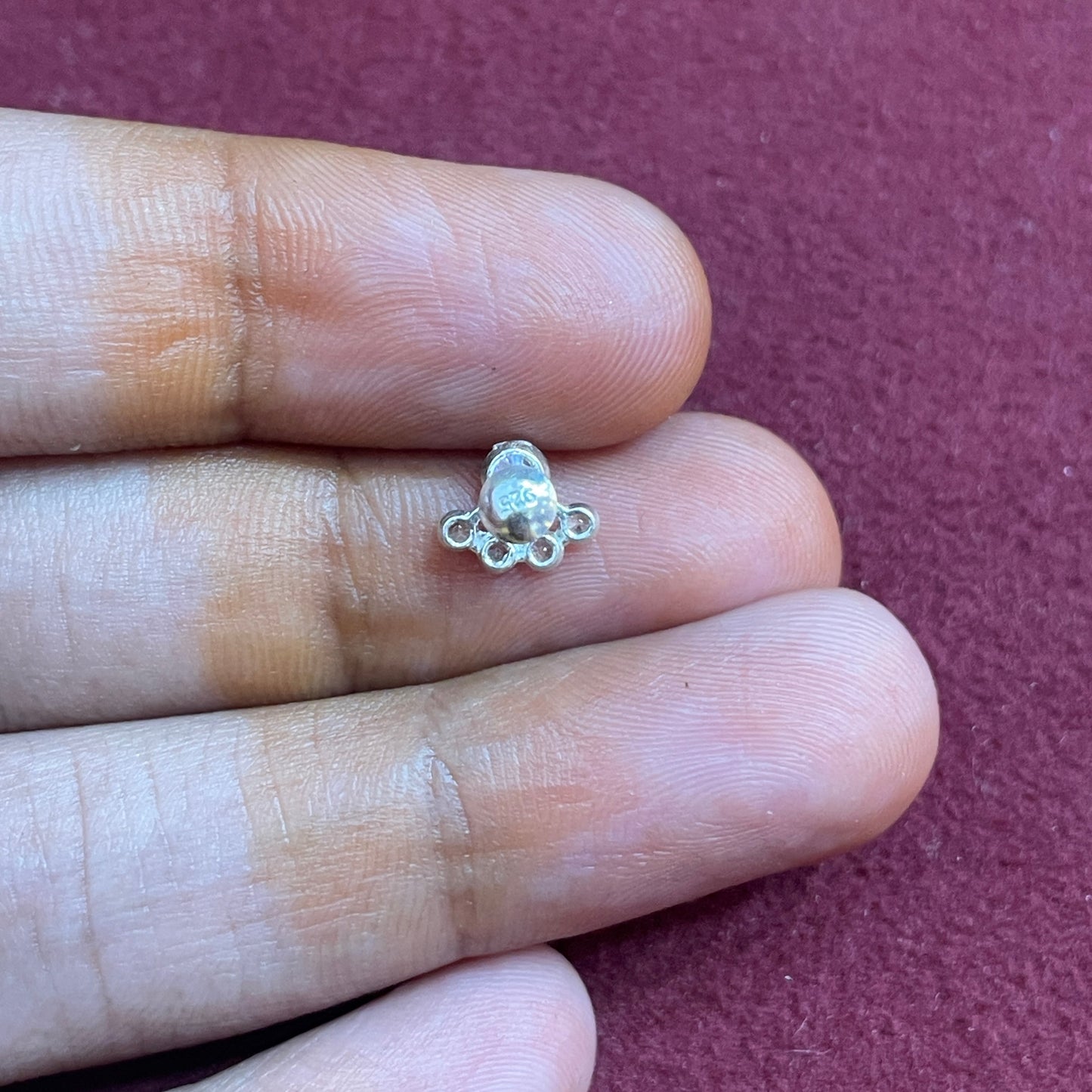 92.5 Silver Second Studs | Stylish Minimal Design | Elegant Jewellery
