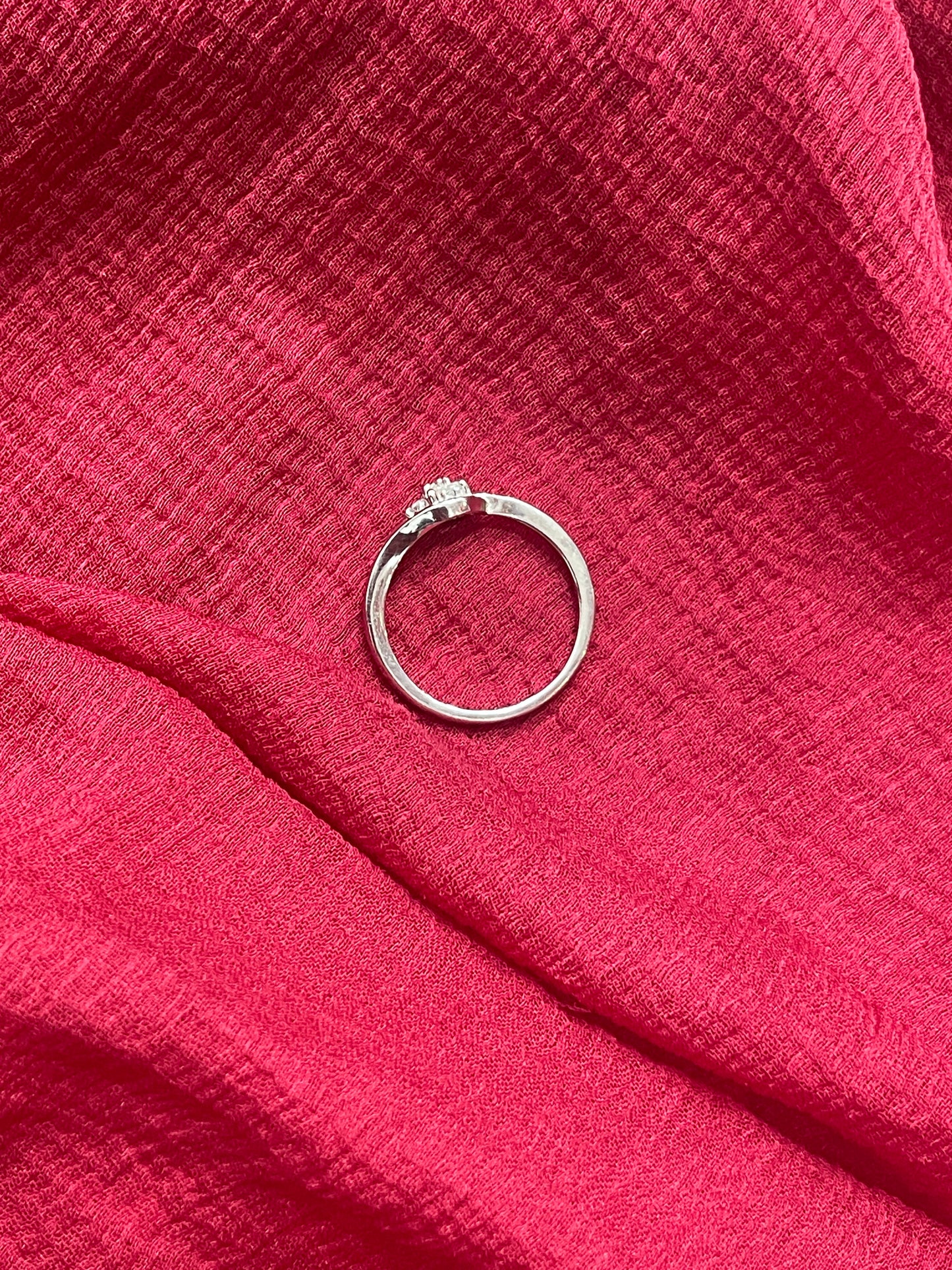 92.5 Silver Flower Ring for Women Size 10 | Elegant Floral Daily Wear Jewellery