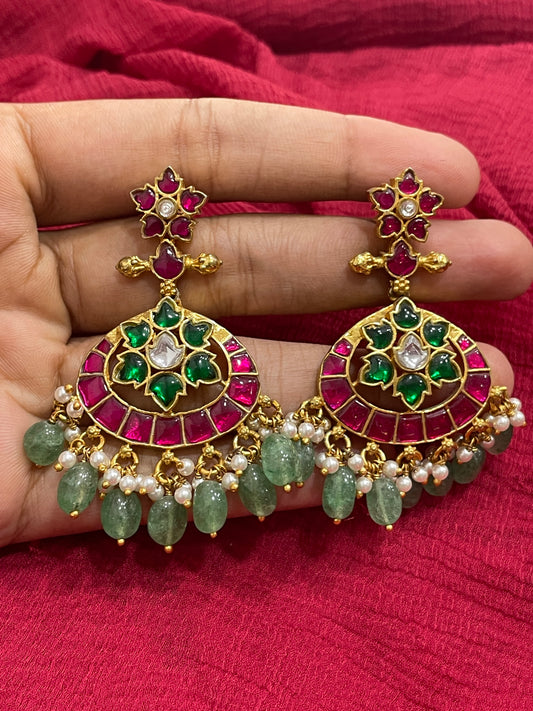 92.5 Silver Gold Plated Earrings for Women | Elegant Stylish Design |Jewellery