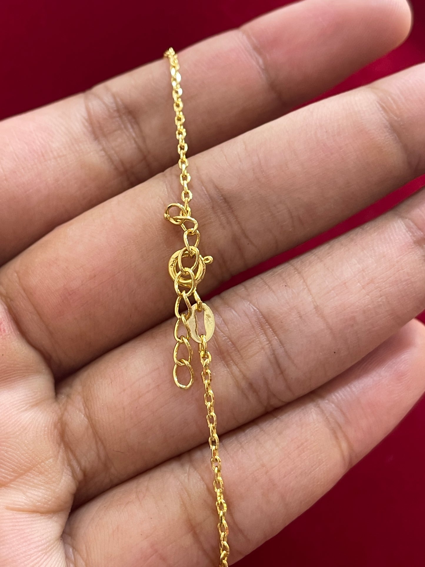 92.5 Silver Gold Plated Minimal Pendant Black Bead Chain for Women 18.5 Inches | Elegant Simple Design | Stylish Jewellery