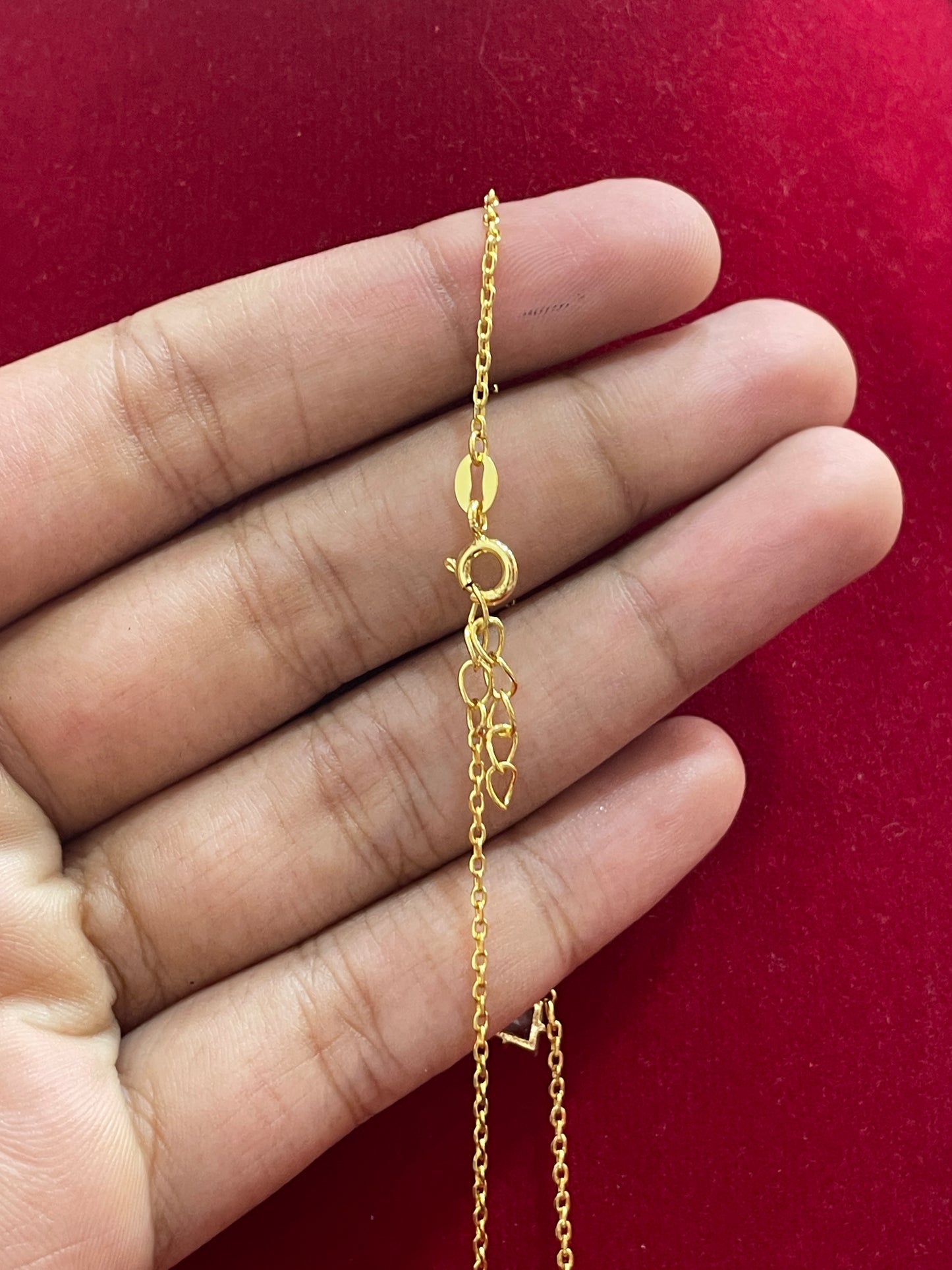 92.5 Silver Gold Plated White Stone Charm Black Bead Chain for Women 19 Inches | Elegant Stylish Design | Traditional Jewellery