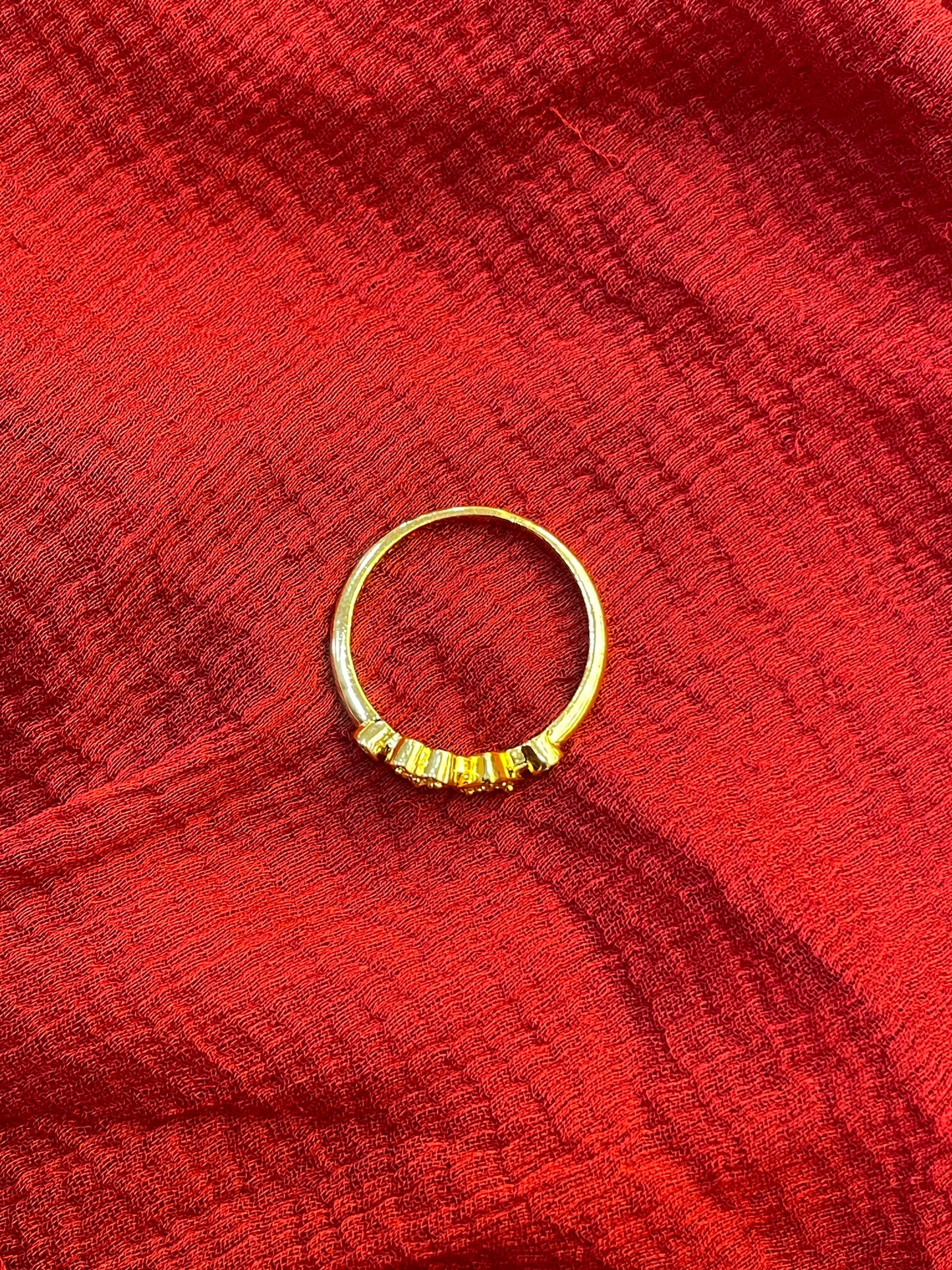 92.5 Silver Gold Plated Heart Ring for Women | Minimal Elegant Love Design | Jewellery