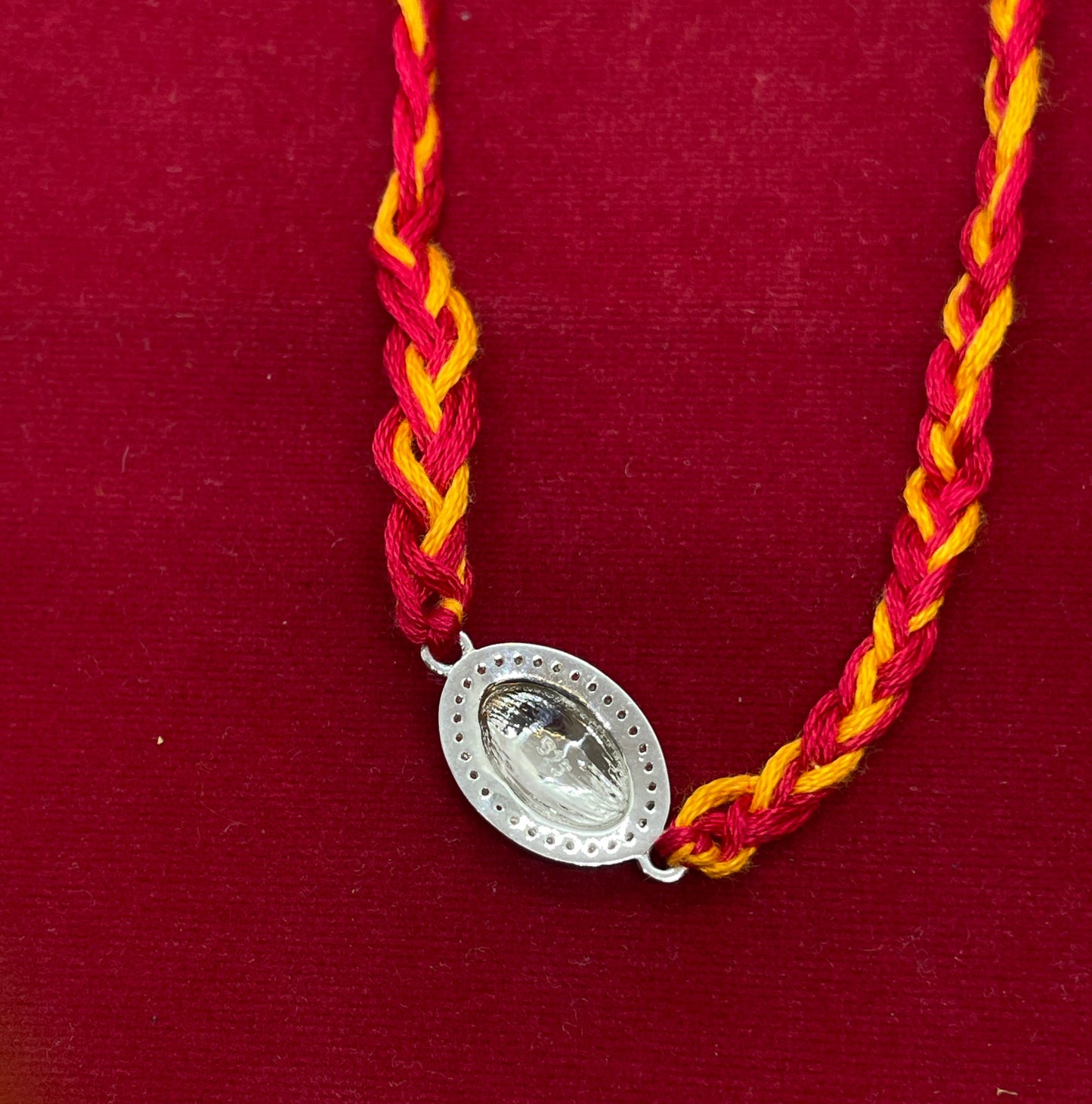 92.5 silver Evil Eye Rakhi for Brother