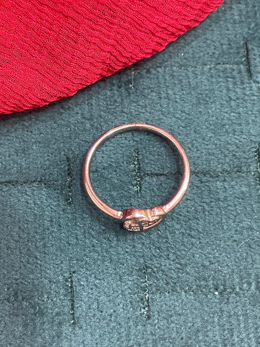 92.5 Silver Heart Ring for Women Size 13 | Stylish Love Emblem | Elegant Gift Jewellery