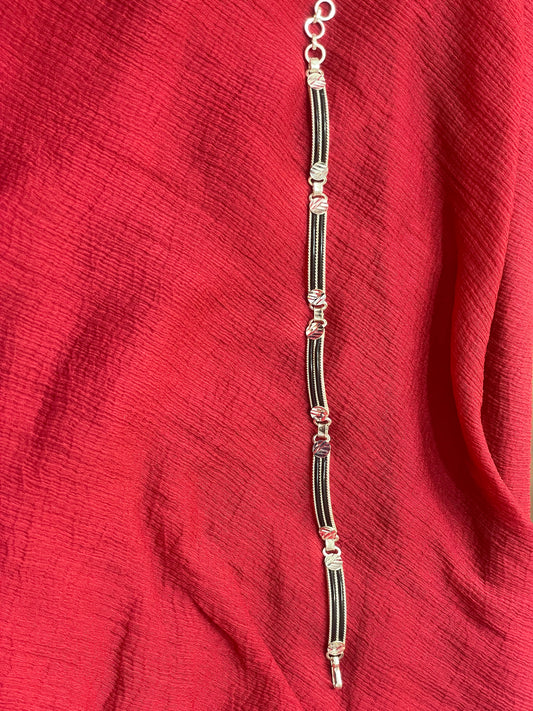 92.5 Silver Stylish Bracelets for Men 9 Inches | Modern Design | Premium Jewellery