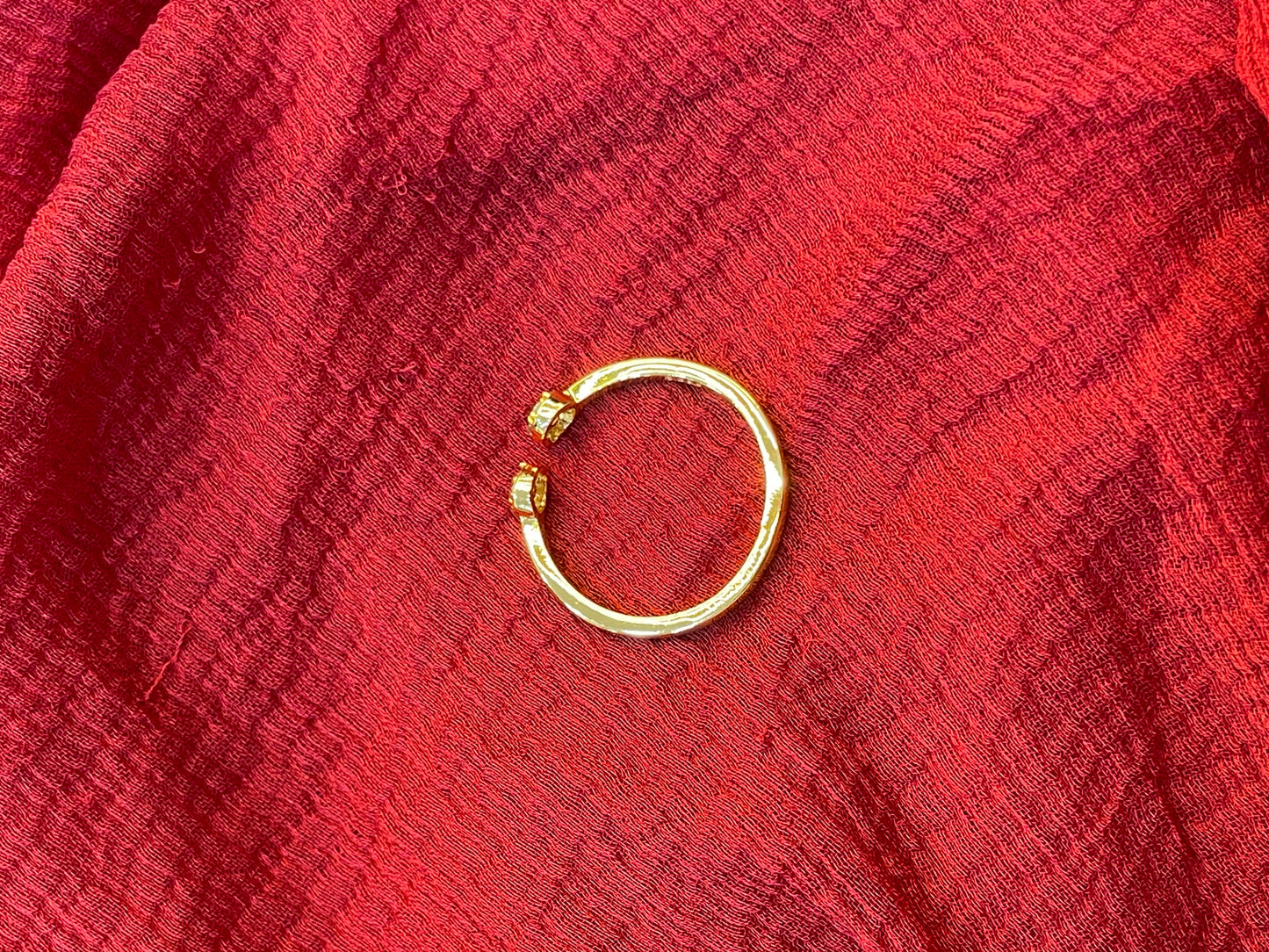 92.5 Silver Gold Plated Minimal Ring for Women | Elegant Simple Jewellery