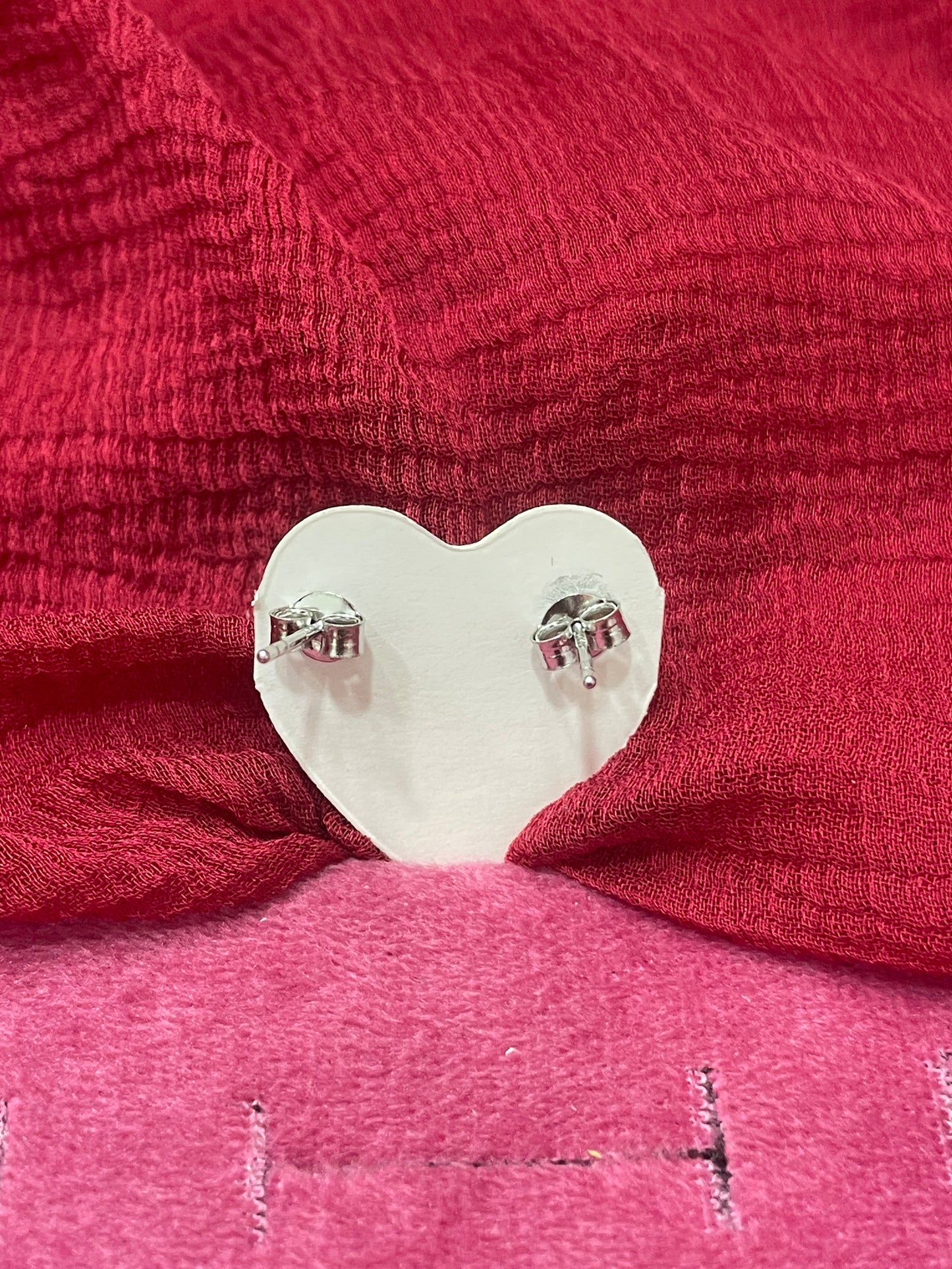 92.5 Silver Classy White Stone Studs | Elegant Sparkle Design | Jewellery