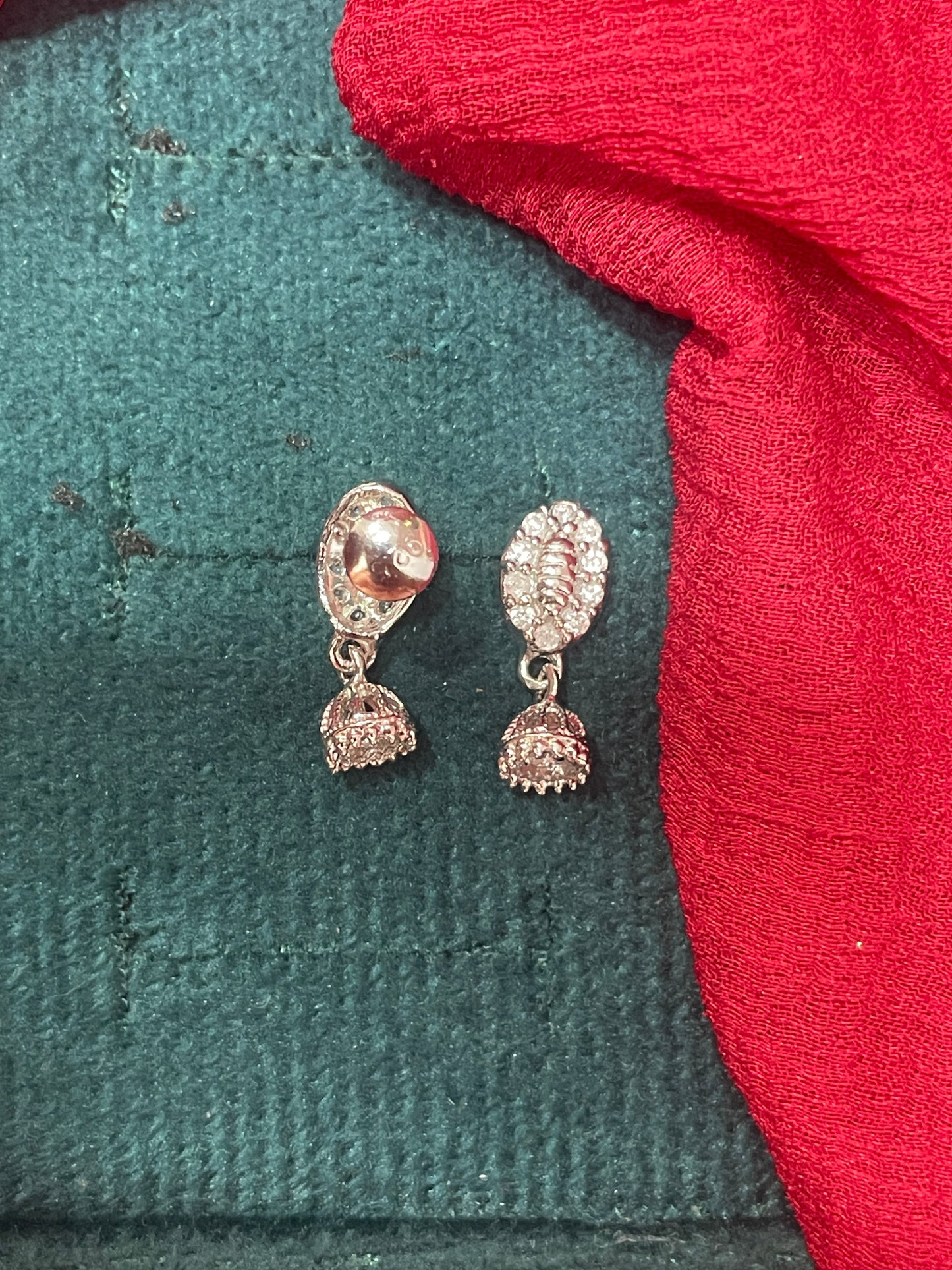 92.5 silver stylish minimal earrings