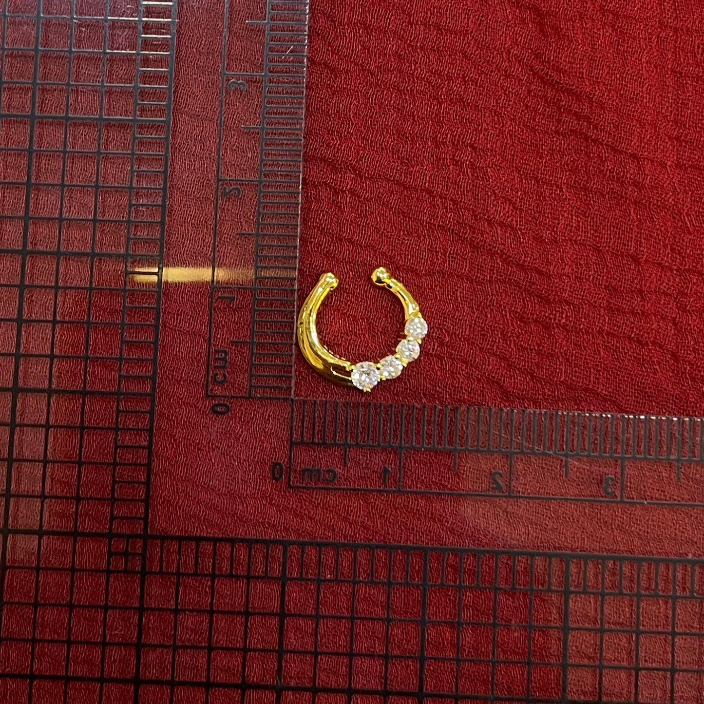 92.5 Silver Gold Plated Elite Septum