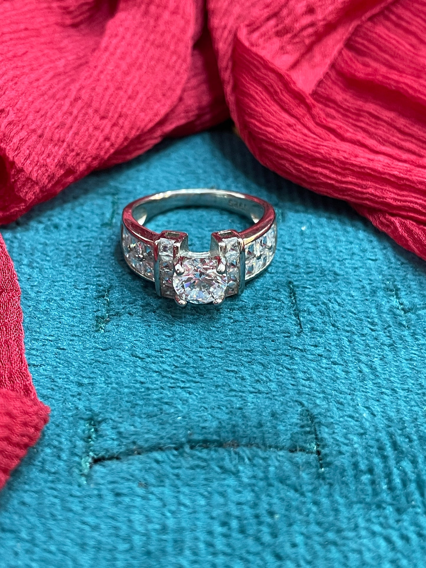 92.5 Silver Stylish Classy Ring for Women Size 14 | Elegant Premium Finish | Modern Jewellery