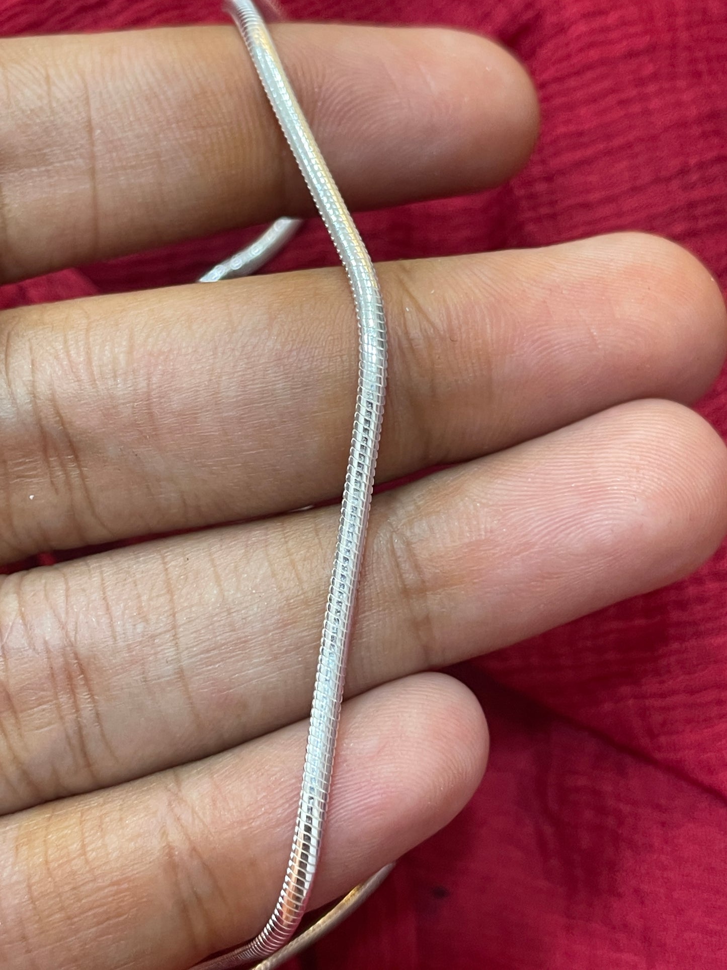 92.5 Silver Men’s Chain 20 Inches | Stylish Contemporary Link Design | Elegant Fashion Jewellery